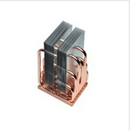 Fin Welded Copper Pipe Heat Sinks Metal Stamping Parts Pipe Fitting Brass Tube