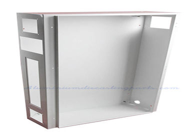 Powder Coated Stamp and Weld，Solder Stainless Steel Electronic Control Case / Cabinet For Carton Box Folding Machine