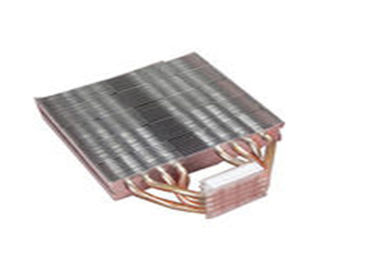 CPU Cooling LED Light Copper Pipe Heat Sink Anodized Treatment Stacked Heatsink