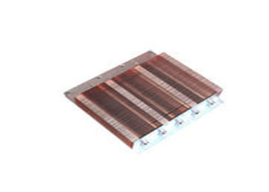 CPU Cooling LED Light Copper Pipe Heat Sink Anodized Treatment Stacked Heatsink