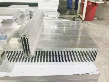 6063 - T5  Extruded Aluminum Heatsink Anodized Surface Infinite Length