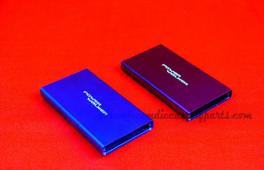 Blue / Purple Extruded Aluminum Enclosures Aluminum Charging Box For Mobile / Cell Phone