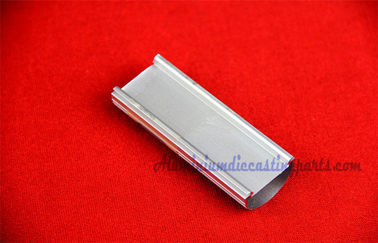 Short Silver Anodize Aluminum Alloy Extruded Profiles Of LED Fluorescent Tube For Daylight &amp; Sunlight Lamp