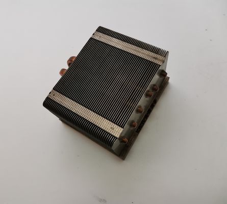 Square Heat Sink With Crown Shape Copper Tube And Cooper Base