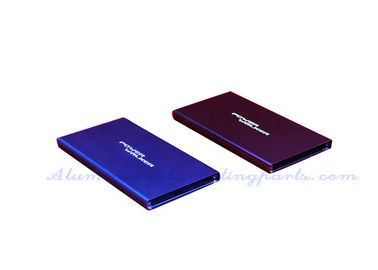 Blue / Purple Extruded Aluminum Enclosures Aluminum Charging Box For Mobile / Cell Phone