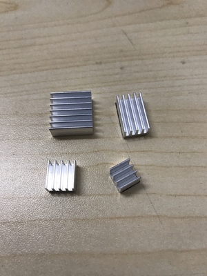 Raspberry Heatsink Pi 4B for PCB Aluminum Silver Heatsink 4 sets With Adhesive Tape Aluminum Cooler