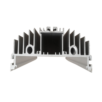 Extrusion Aluminium LED Street Light Heat Sink Clear Anodized