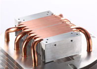 LED Heat Pipe Radiator Copper Heat Sink Metal Stamping Parts ISO