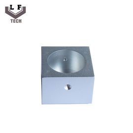 Clear anodizing Aluminum alloy CNC machining square fixed block for connector