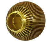 Gold Bowl Shape Light Lamp Aluminum Heat Sinks T5 T6 LED Ceiling For Motorcycle