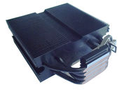 Black Nickel Plated Aluminum Extrusion Heat Sink With Heat Pipe Cooling CPU