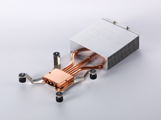 Customized Copper Pipe Heat Sink With Soldering Process And Anti Anodizing Finishing