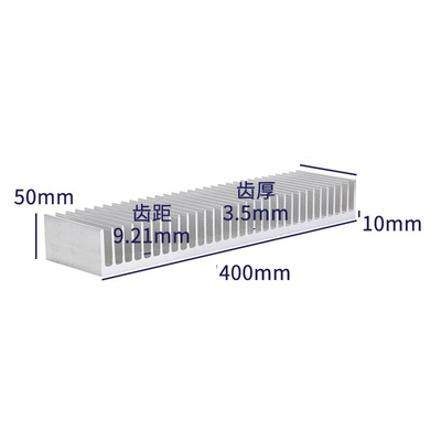 High Heat Dissipation Customized Aluminum Heat Sinks With Through Hole Mounting