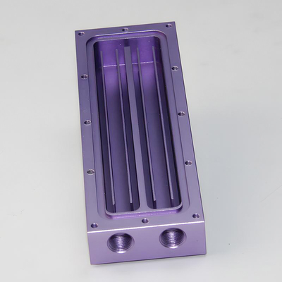 Stamping Craft Liquid Cooling Plate 10mm Copper Base With 120 Degree Beam Angle
