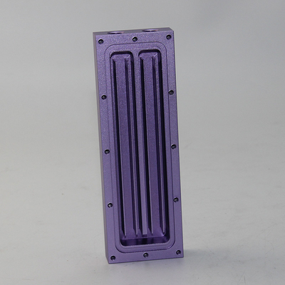 Stamping Craft Liquid Cooling Plate 10mm Copper Base With 120 Degree Beam Angle