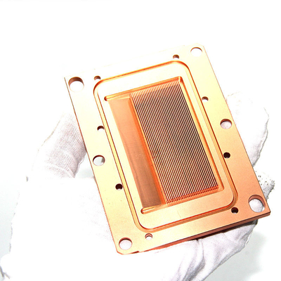 Water Plate Cooling System Liquid Cooling Plate With 10mm Copper Base And 120° Beam Angle