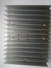 Extruded Aluminum HeatSink Silver Anodizing CNC Machining Cool Fin Heat Sink CE GS For LED Lighting