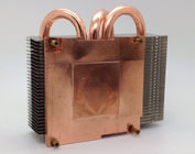 120W Copper Base Plate Aluminum Fin Copper Pipe Heat Sink For CPU Cooling