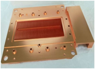 Precision Brass Stamping Cooling Heatsink Skiving And Machining Heat Sink with Antioxidant Treatment