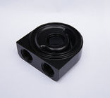 Custom Black Aluminum Alloy CNC Machined Parts +/- 0.005MM Tolerance For USB Chips Cover