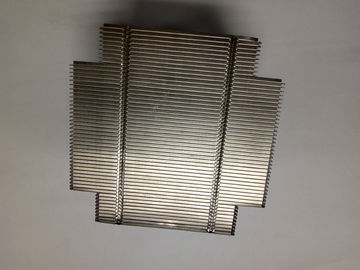 150w Customized Copper Heat Pipe With Aluminum Fin Heat Sink Silver Color