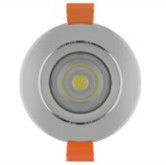 12W 83diameter COB LEDs Tridonic aluminum gray DIRECT REPLACEMENT LED DOWN LIGHT