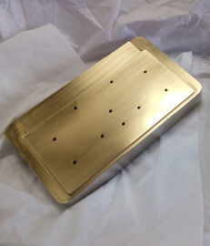 Mechanical CNC Machining Heat Plate Nickel Plating Machined Copper Sheet Panel Glod Plating