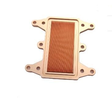 Aluminum 6063 Copper Pipe Heat Sink Anti Anodizing Cnc Machining