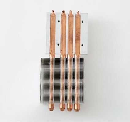 400mm Cold Plate Heat Sink For Cpu Copper Pipe Anti Anodizing