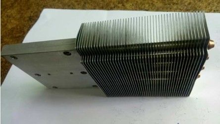 400mm Cold Plate Heat Sink For Cpu Copper Pipe Anti Anodizing