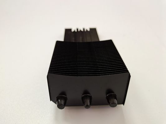 Stamped Extruded Aluminum Heatsink Fan Fitting Parts SGS Certification