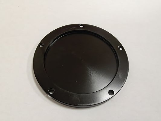 OEM Small Turned Parts , Black Anodizing Machining Aluminum Parts