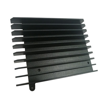 Aluminum CNC Black Heatsink , Zinc Plating Cpu Heat Sink Compound