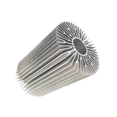 Sandblasting High Precision Extruded Aluminum Heatsink For Cooler