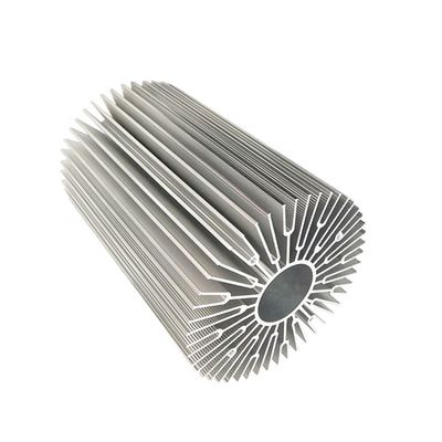 Sandblasting High Precision Extruded Aluminum Heatsink For Cooler