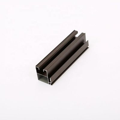 Anodized Custom Aluminum Extrusions , Black 6063 Extruded Aluminum T Slot