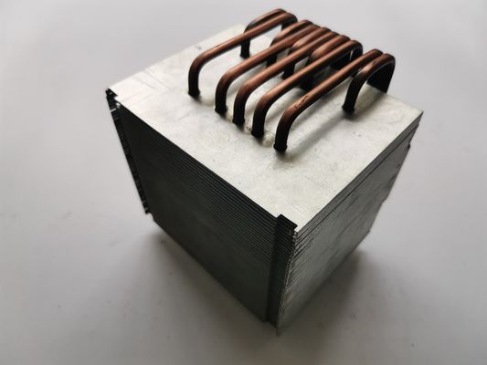 Industrial Electrophoresis Extruded Aluminum Heatsink With Tubes