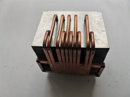 Industrial Electrophoresis Extruded Aluminum Heatsink With Tubes