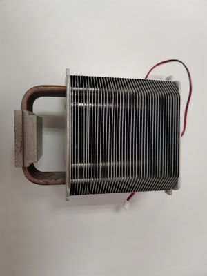 Powder Coating Copper Cpu Heatsink With Fan , OEM ODM Laptop Ssd Heatsink