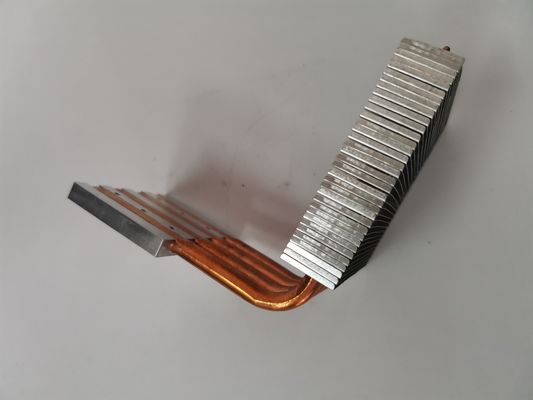 Square Angle Zipper Fin Heat Sink , Industrial LF Metal Heat Sink