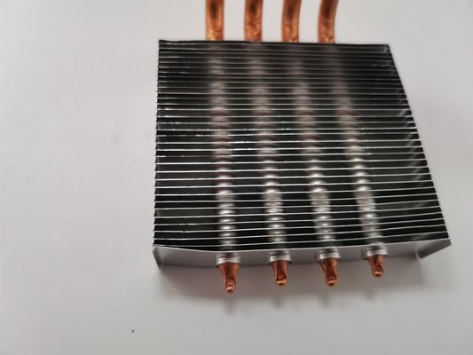 Square Angle Zipper Fin Heat Sink , Industrial LF Metal Heat Sink