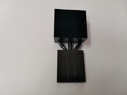 Black Alu T1 Extruded Aluminum Heatsink Cooling Fan Chromate Conversion