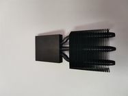 Black Alu T1 Extruded Aluminum Heatsink Cooling Fan Chromate Conversion