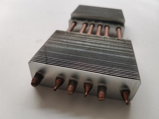 Square T5 Cpu Fan And Heatsink , Multiple Tubes Aluminium Heatsink Extrusion
