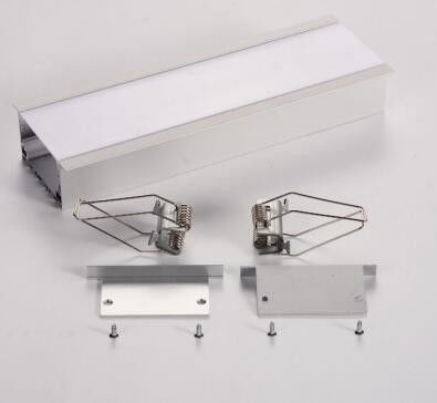 Silver Al6061 T6 Extruded Aluminum Enclosures For LED Lighting