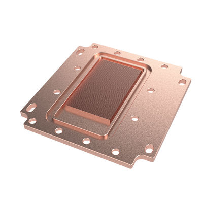 CNC Machining Copper Skiving Fin Heatsink For Water Cooling