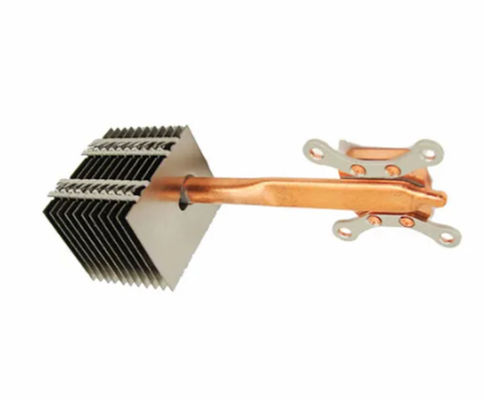 GPU IGBT Copper Tube Heat Sink , Premium Copper Cpu Heatsink