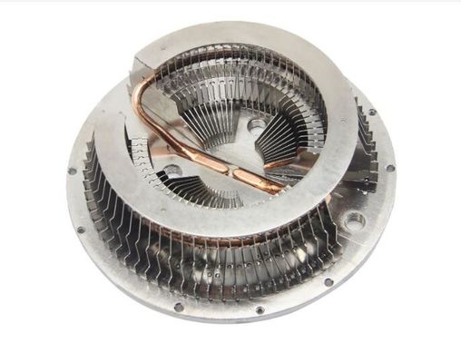 Sun Flower Heatsink Silver Cooler Copper Fin Heat Sink Aluminum Heat Sinks Cooling Fin 0.2 Mm Thin Fin GS ROHS