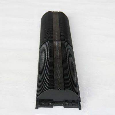 500W LED Light Aluminum Heat Sinks Extrusion Black Anodized LF