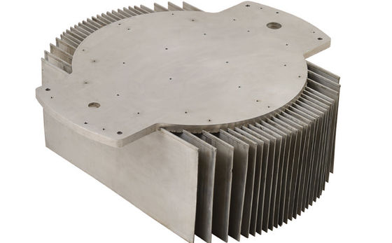 Thermal Conductive Epoxy Bonded Fin Aluminum Heat Sinks 50-6000mm Length